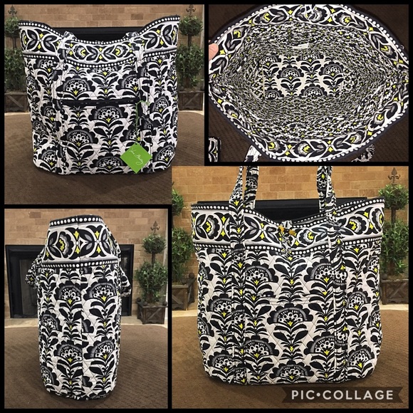 2 PIECE SET! NWT! Vera Bradley Retired Pattern- Tote and Wallet - Picture 2 of 4